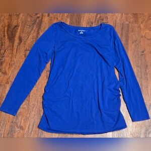 Bumpstart Motherhood Maternity Long Sleeve Shirt Womens Size Large